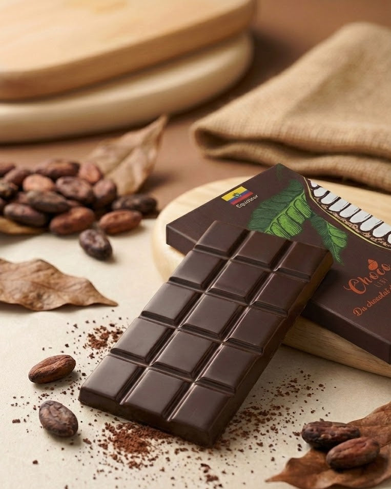 Chocolat artisanal Équateur – Pasta de Cacao(100%) Manabí GENEARCA (50g)